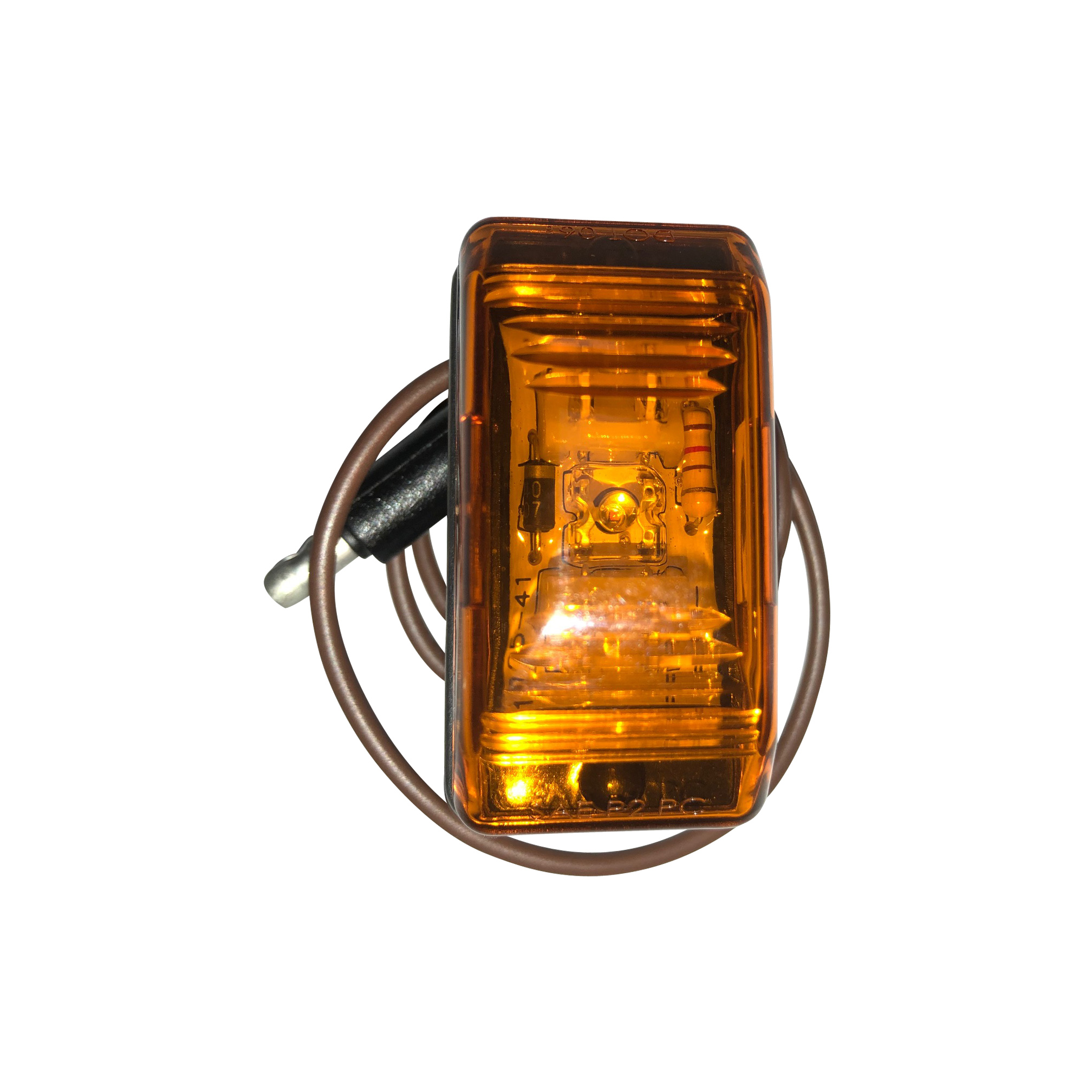 LED Clearance Light Amber w/ 1 pole connector | Venture ...