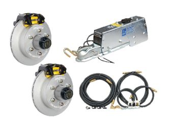 Disc Brake 10 Vented Cap Style Galvx W Vortex Hub Kit Venture Trailers