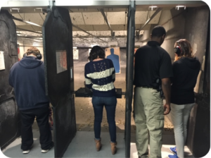 Group outing to the shooting range